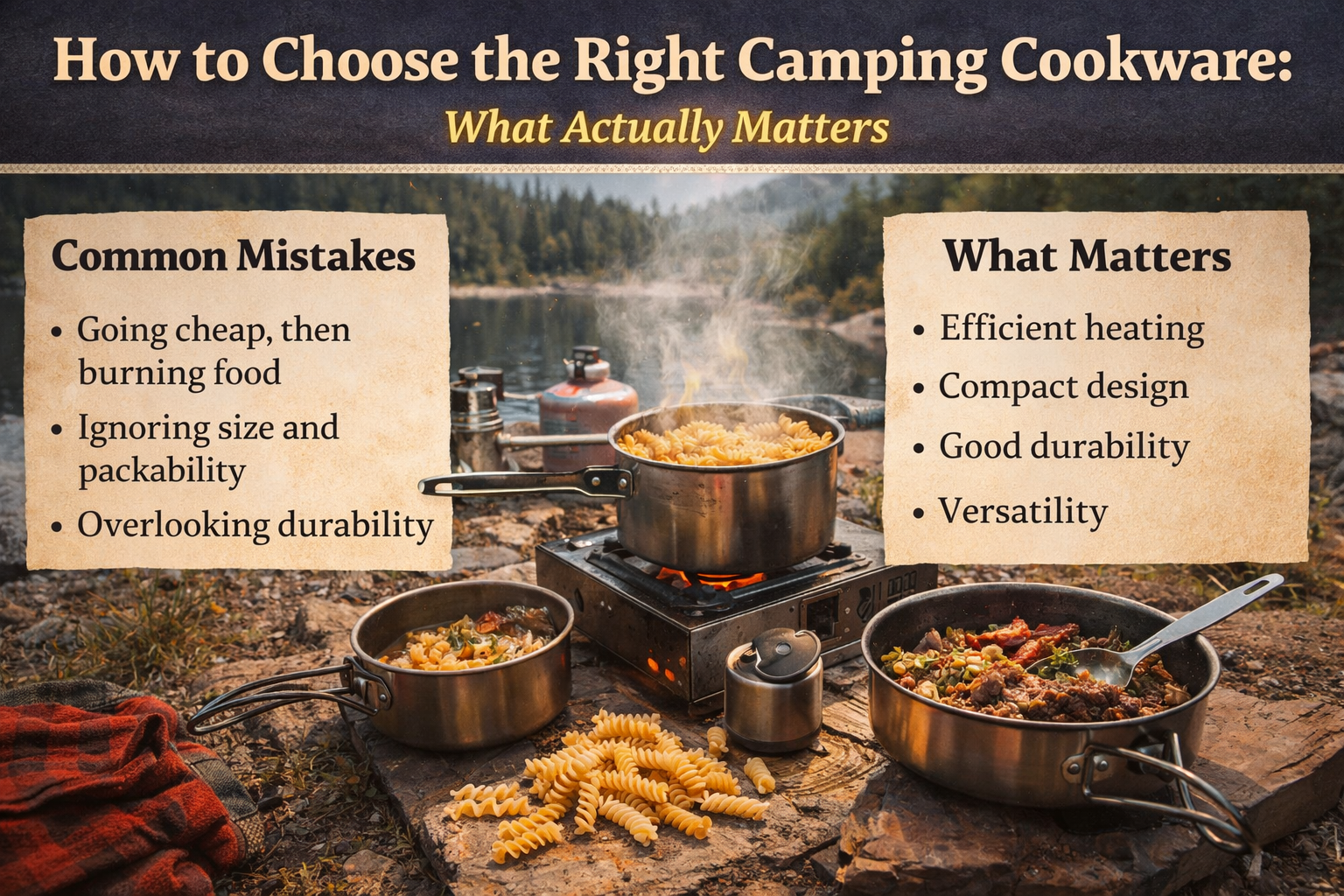 How to Choose the Right Camping Cookware: What Actually Matters